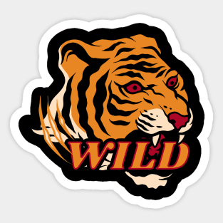 Japanese Tiger Head Sticker